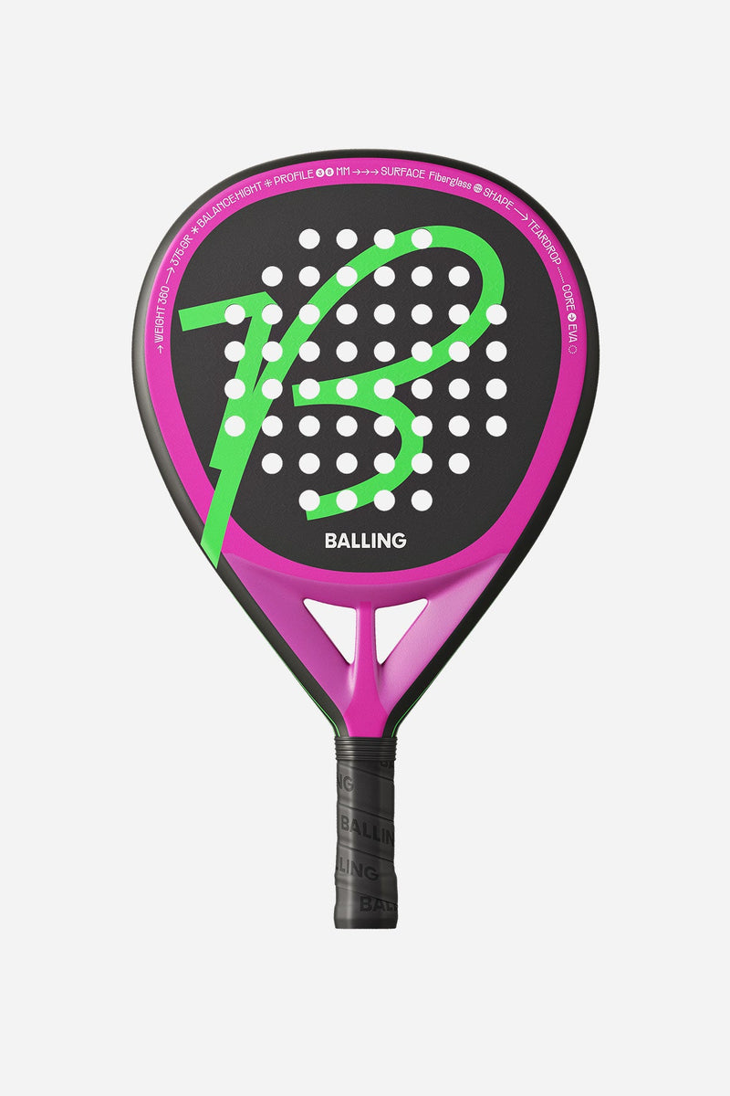 Aerial Teardrop Padel Racket